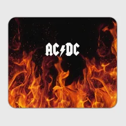 Прямоугольный коврик для мышки AC DC