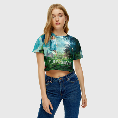 Женская футболка Crop-top 3D Эмма Блум, цвет 3D печать - фото 4