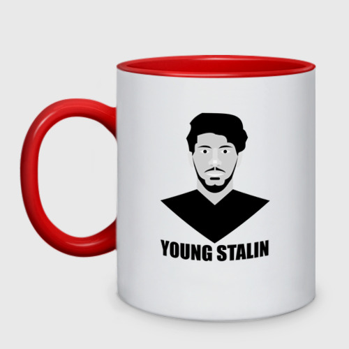 Кружка двухцветная Young Stalin