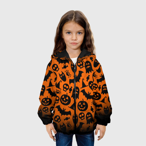 Детская куртка 3D с принтом Halloween, вид сбоку #3