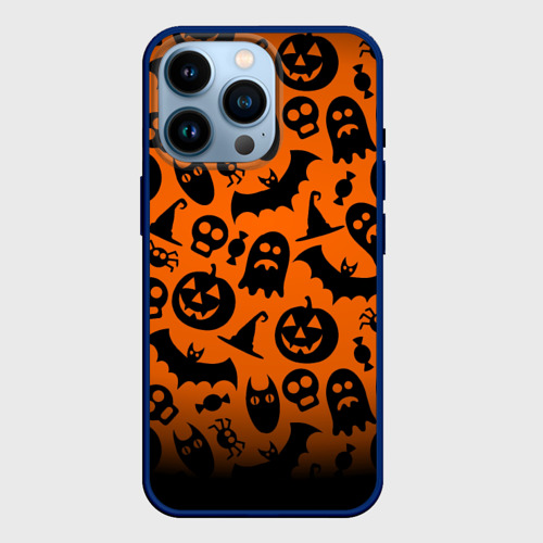 Чехол для iPhone 14 Pro с принтом Halloween, вид спереди #2