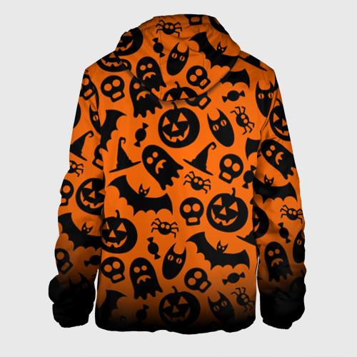 Мужская куртка 3D с принтом Halloween, вид сзади #1