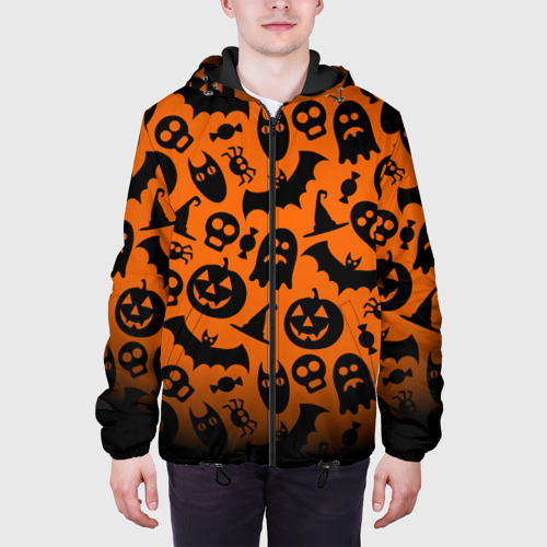 Мужская куртка 3D с принтом Halloween, вид сбоку #3