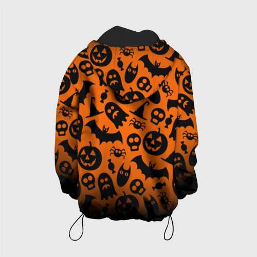 Детская куртка 3D с принтом Halloween, вид сзади #1