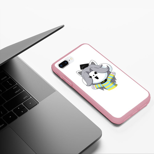 Чехол для iPhone 7Plus/8 Plus матовый Undertale, цвет баблгам - фото 5