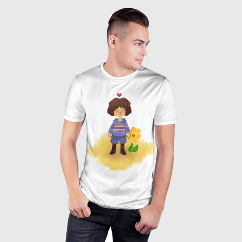 Мужская футболка 3D Slim Undertale, цвет 3D печать - фото 3