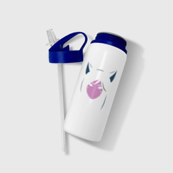 Бутылка для воды с трубочкой Ghost Ahri - фото 2