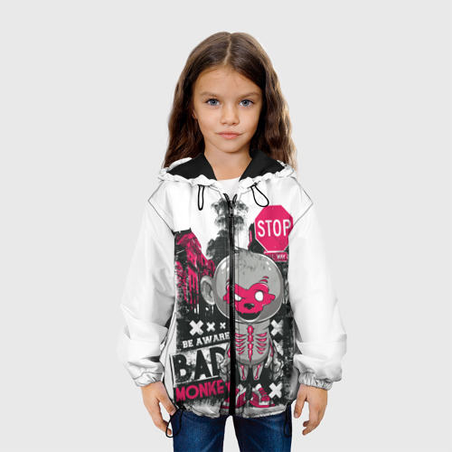 Детская куртка 3D Плохиш, цвет черный - фото 4