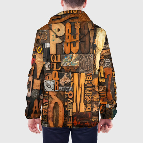 Мужская куртка 3D Литеры, цвет 3D печать - фото 5