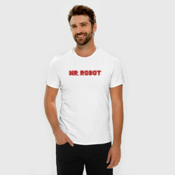 Мужская футболка хлопок Slim Мистер Робот - фото 2