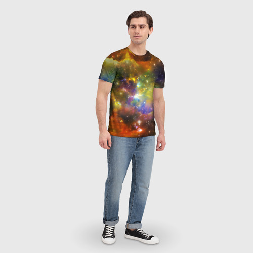 Мужская футболка 3D Звёздный мир, цвет 3D печать - фото 5