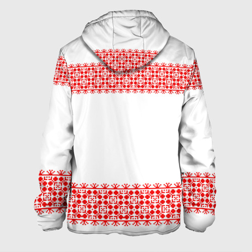 Мужская куртка 3D Славянский орнамент на белом, цвет 3D печать - фото 2