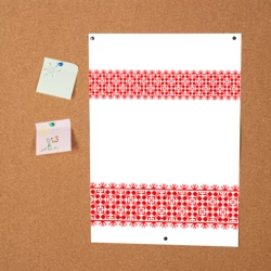 Постер Славянский орнамент на белом - фото 2