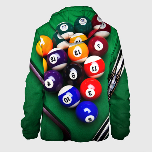 Мужская куртка 3D Бильярд, цвет 3D печать - фото 2