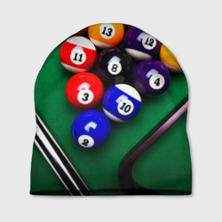 Шапка 3D Бильярд