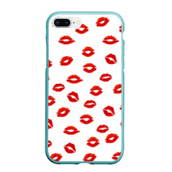 Чехол для iPhone 7Plus/8 Plus матовый Поцелуйчики