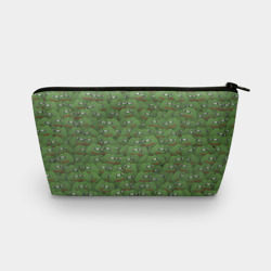 Косметичка 3D Грустные лягушки Пере паттерн