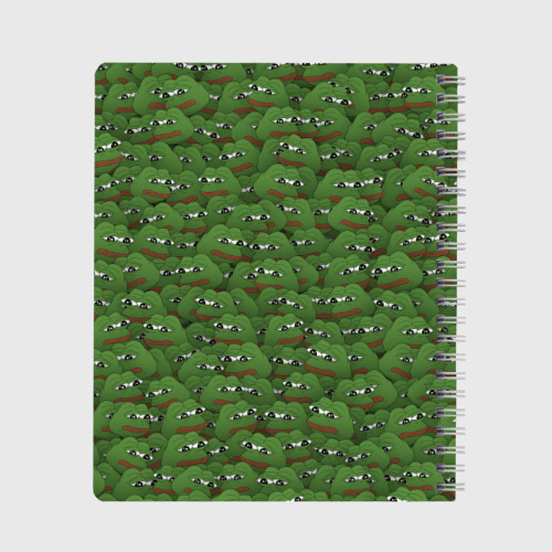Тетрадь Грустные лягушки, цвет клетка - фото 2