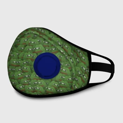 Маска из неопрена Грустные лягушки Пере паттерн