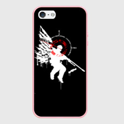 Чехол для iPhone 5/5S матовый Cs:go - Cache graffiti