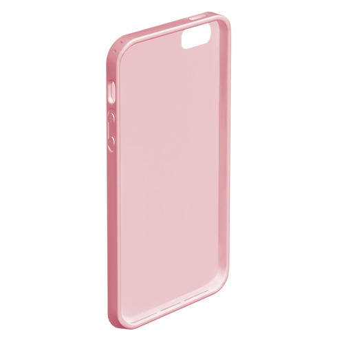 Чехол для iPhone 5/5S матовый Grumpy cat pink - фото 4