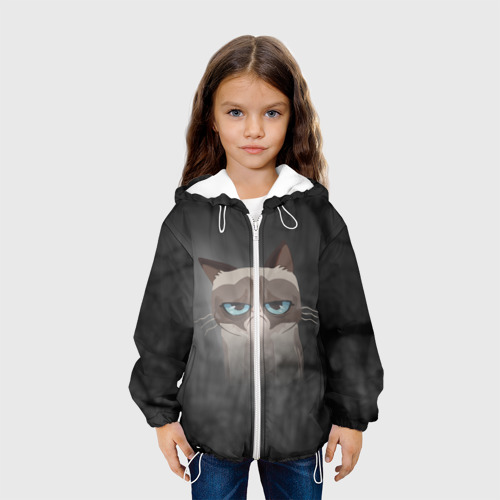 Детская куртка 3D Grumpy Cat, цвет белый - фото 4