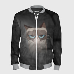 Мужской бомбер 3D Grumpy Cat
