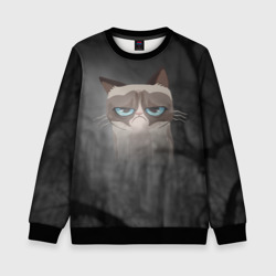 Детский свитшот 3D Grumpy Cat