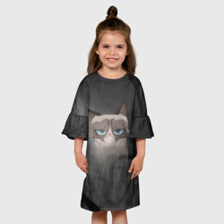 Детское платье 3D Grumpy Cat - фото 2