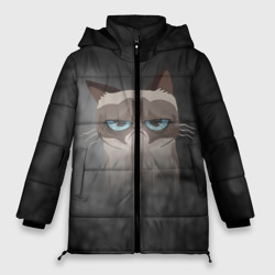 Женская зимняя куртка Oversize Grumpy Cat