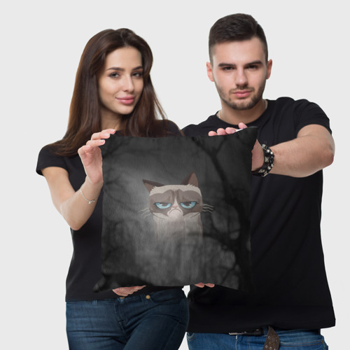 Подушка 3D Grumpy Cat - фото 3