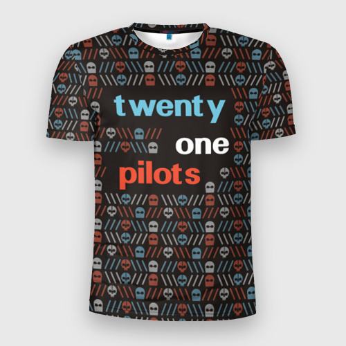 Мужская футболка 3D Slim Twenty one pilots