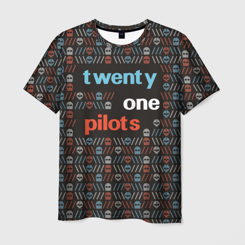 Мужская футболка 3D Twenty one pilots Фото 01 Мужская футболка 3D Twenty one pilots Фото 01