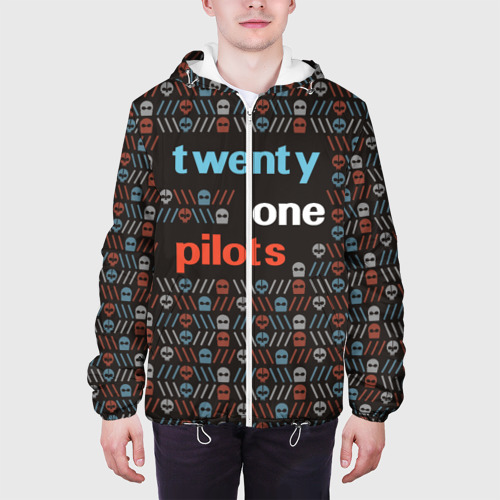 Мужская куртка 3D Twenty one pilots, цвет 3D печать - фото 4