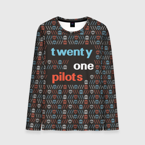 Мужской лонгслив 3D Twenty one pilots, цвет 3D печать