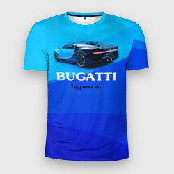 Мужская футболка 3D Slim Bugatti hypercar