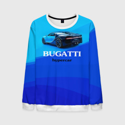 Мужской свитшот 3D Bugatti hypercar