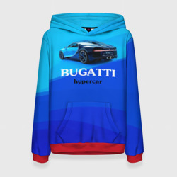 Женская толстовка 3D Bugatti hypercar