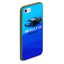 Чехол для iPhone 5/5S матовый Bugatti hypercar - фото 2