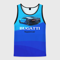 Мужская майка 3D Bugatti hypercar