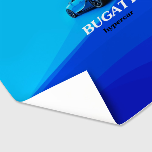 Бумага для упаковки 3D Bugatti hypercar - фото 3