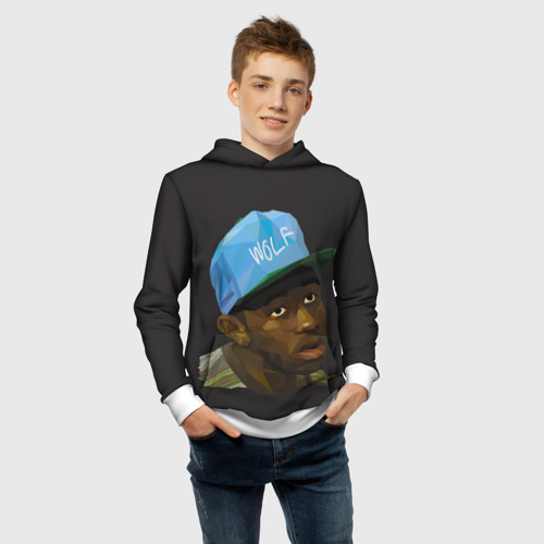 Детская толстовка 3D Tyler the creator, цвет белый - фото 6