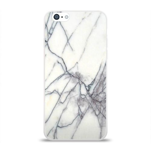 Чехол для Apple iPhone 6 силиконовый глянцевый Белый мрамор Фото 01 Чехол для Apple iPhone 6 силиконовый глянцевый Белый мрамор Фото 01