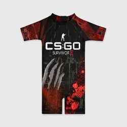 Детский купальный костюм 3D Cs:go - Survivor Z Style Выживший