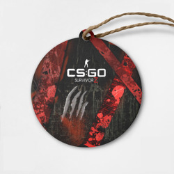 Деревянная игрушка круг Cs:go - Survivor Z Style Выживший