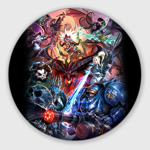 Коврик для мышки круглый Blizzard 7 Фото 01 Коврик для мышки круглый Blizzard 7 Фото 01