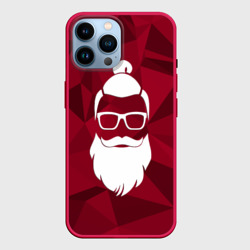 Чехол для iPhone 14 Pro Max Санта хипстер