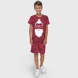 Детский костюм с шортами 3D Санта хипстер - фото 2