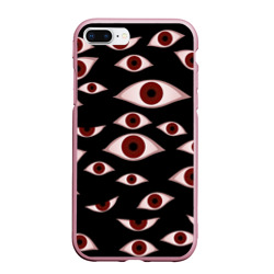 Чехол для iPhone 7Plus/8 Plus матовый Глаза