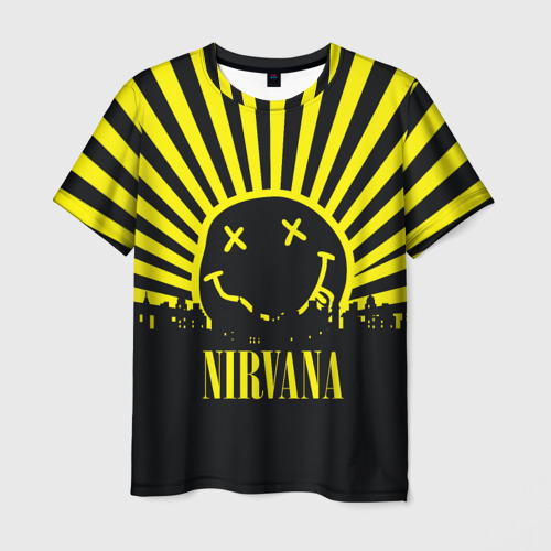 Мужская футболка 3D Nirvana, цвет 3D печать